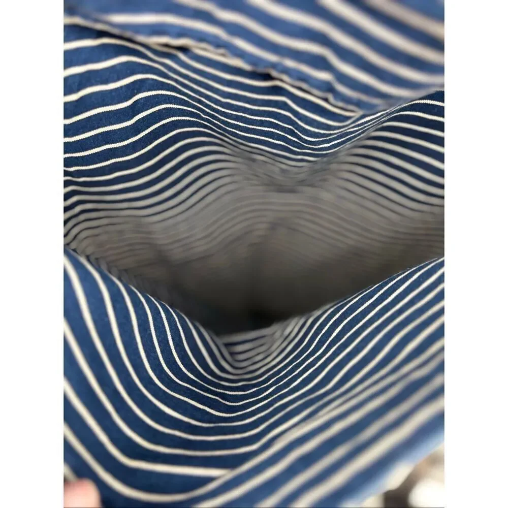 Lauren Ralph Lauren Blue White Stripe Pillowcases Shams Set of 2